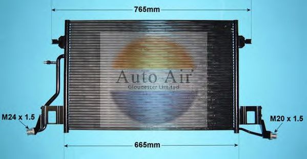 16-9907 AUTO+AIR+GLOUCESTER Air Conditioning Condenser, air conditioning