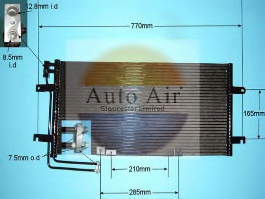 16-9914 AUTO+AIR+GLOUCESTER Air Conditioning Condenser, air conditioning