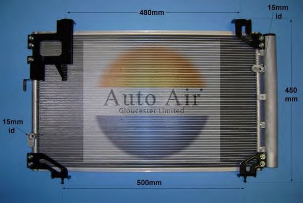16-9927 AUTO+AIR+GLOUCESTER Air Conditioning Condenser, air conditioning