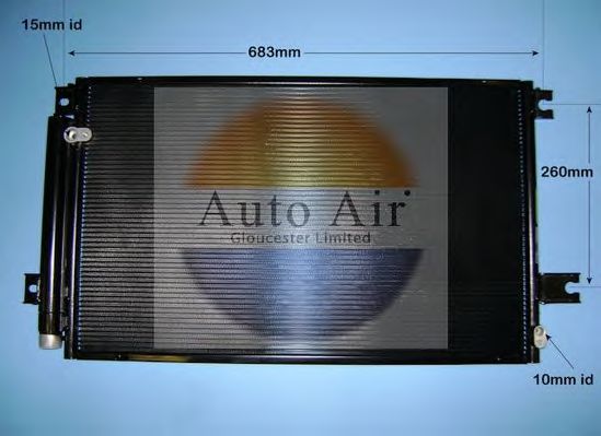 16-9931 AUTO+AIR+GLOUCESTER Air Conditioning Condenser, air conditioning