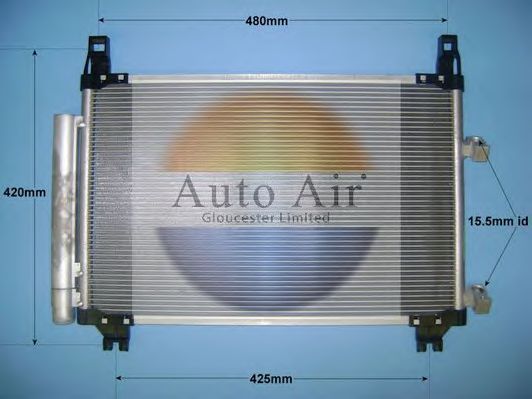 16-9934 AUTO+AIR+GLOUCESTER Air Conditioning Condenser, air conditioning