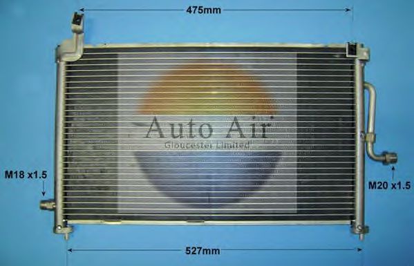 16-9999 AUTO+AIR+GLOUCESTER Air Conditioning Condenser, air conditioning