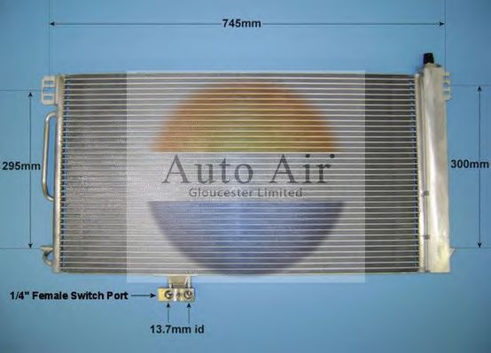 16-1351 AUTO+AIR+GLOUCESTER Air Conditioning Condenser, air conditioning