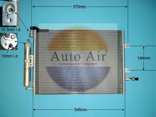 16-1094A AUTO+AIR+GLOUCESTER Condenser, air conditioning