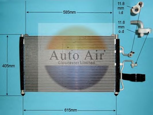 16-9759 AUTO+AIR+GLOUCESTER Condenser, air conditioning