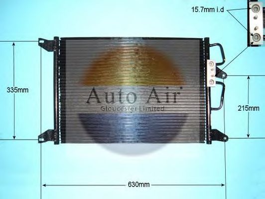 16-9779 AUTO+AIR+GLOUCESTER Air Conditioning Condenser, air conditioning