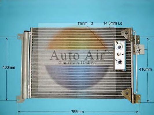16-9922 AUTO+AIR+GLOUCESTER Condenser, air conditioning