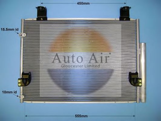 16-1357 AUTO+AIR+GLOUCESTER Air Conditioning Condenser, air conditioning