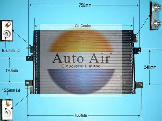 16-6221 AUTO+AIR+GLOUCESTER Condenser, air conditioning