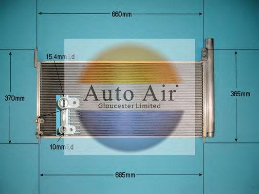 16-8919 AUTO+AIR+GLOUCESTER Condenser, air conditioning