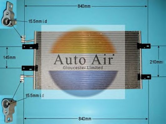 16-1382A AUTO+AIR+GLOUCESTER Condenser, air conditioning