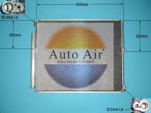 16-8921 AUTO+AIR+GLOUCESTER Condenser, air conditioning