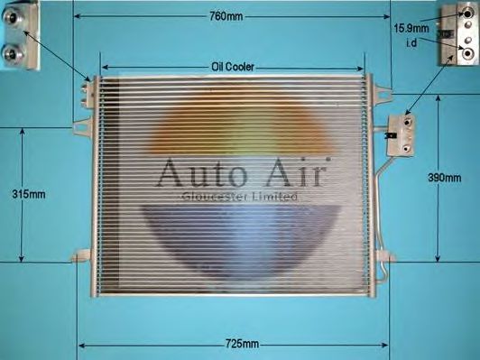 16-1368 AUTO+AIR+GLOUCESTER Air Conditioning Condenser, air conditioning