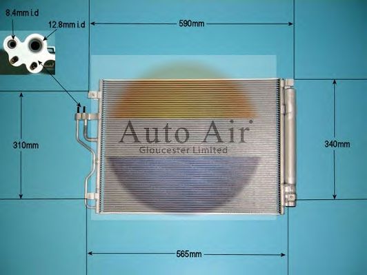 16-9804 AUTO+AIR+GLOUCESTER Condenser, air conditioning