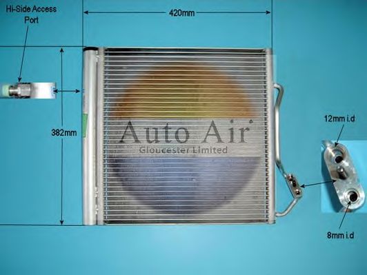 16-1318 AUTO+AIR+GLOUCESTER Condenser, air conditioning