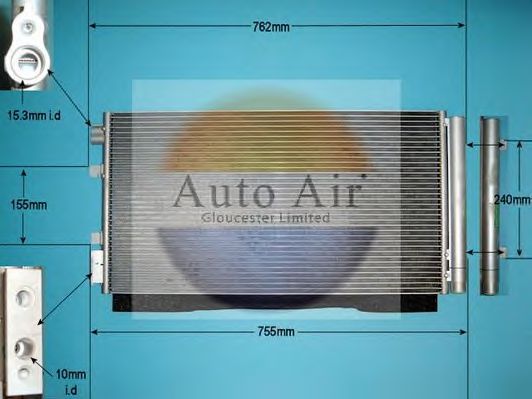 16-3964 AUTO+AIR+GLOUCESTER Condenser, air conditioning