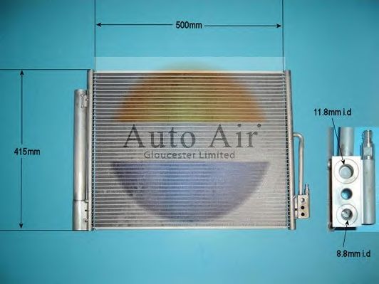 166224 AUTO AIR GLOUCESTER Condenser, air conditioning
