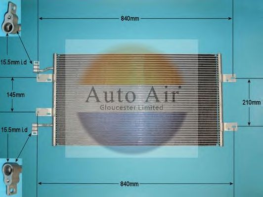 16-1382 AUTO+AIR+GLOUCESTER Condenser, air conditioning