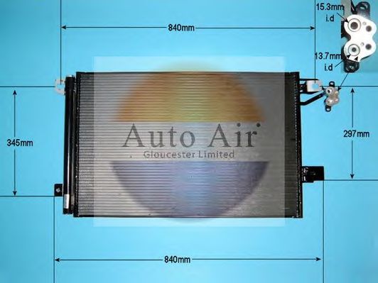 16-1393 AUTO+AIR+GLOUCESTER Condenser, air conditioning