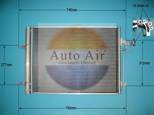 16-6227 AUTO+AIR+GLOUCESTER Condenser, air conditioning