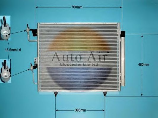 16-1059 AUTO+AIR+GLOUCESTER Condenser, air conditioning