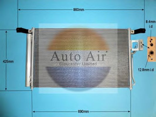 16-1097 AUTO+AIR+GLOUCESTER Condenser, air conditioning
