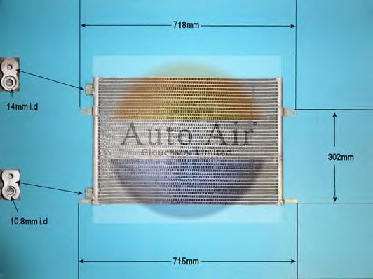 16-1263 AUTO+AIR+GLOUCESTER Condenser, air conditioning