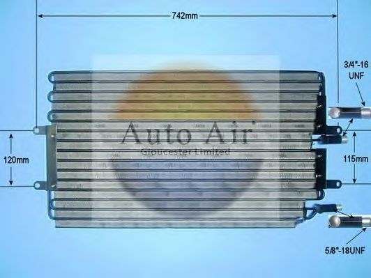 16-1277 AUTO+AIR+GLOUCESTER Air Conditioning Condenser, air conditioning