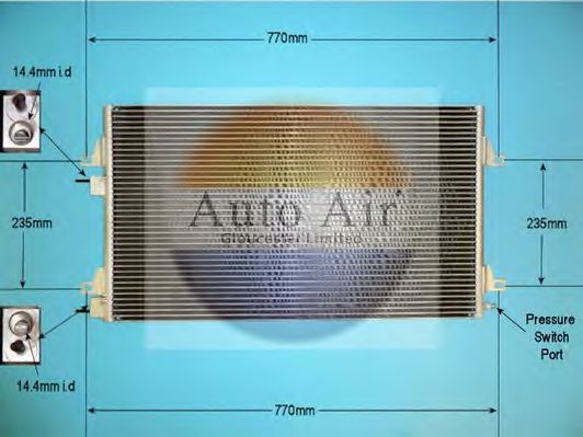 16-1282 AUTO+AIR+GLOUCESTER Condenser, air conditioning