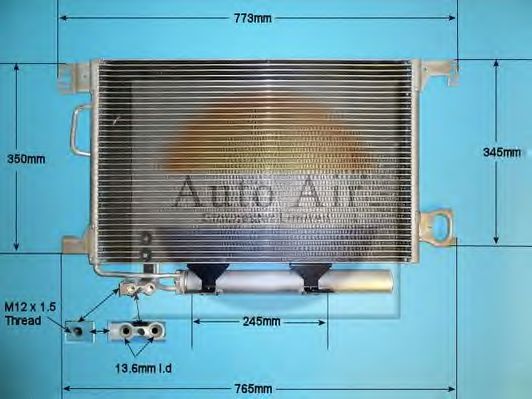16-1316 AUTO+AIR+GLOUCESTER Air Conditioning Condenser, air conditioning