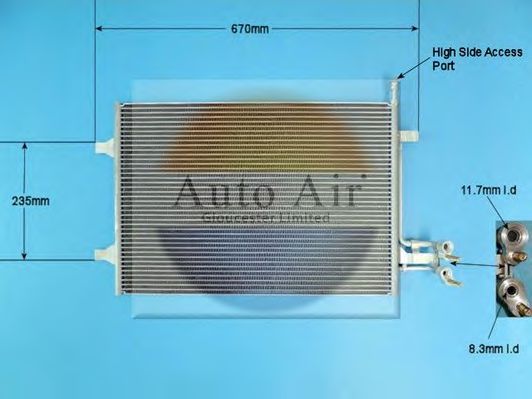 16-1319 AUTO+AIR+GLOUCESTER Condenser, air conditioning