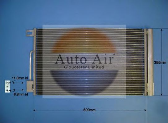 16-1067 AUTO+AIR+GLOUCESTER Air Conditioning Condenser, air conditioning