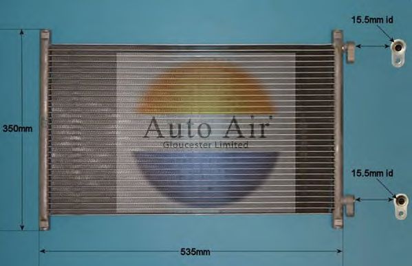 16-1121 AUTO+AIR+GLOUCESTER Air Conditioning Condenser, air conditioning