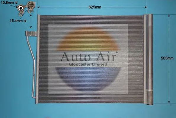 16-1359A AUTO+AIR+GLOUCESTER Condenser, air conditioning