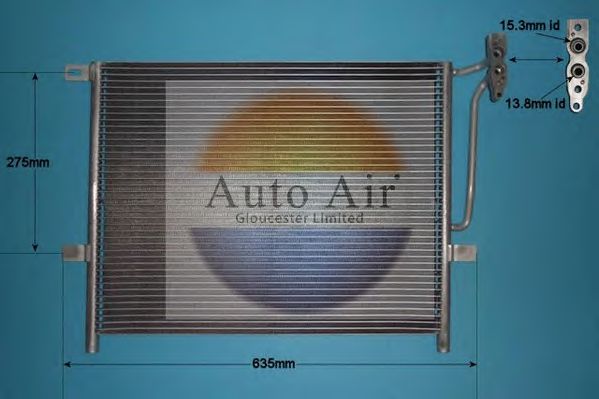 16-6101 AUTO+AIR+GLOUCESTER Klimaanlage Kondensator, Klimaanlage