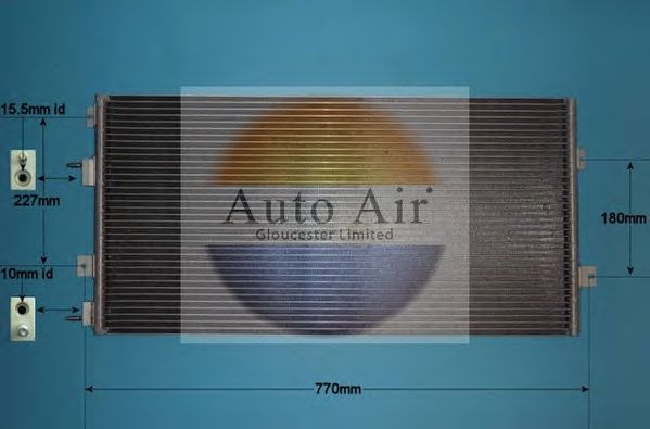 16-9643 AUTO+AIR+GLOUCESTER Condenser, air conditioning