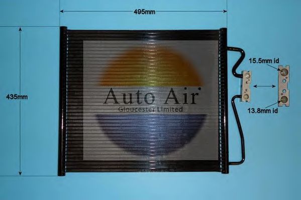 16-9693 AUTO AIR GLOUCESTER Condenser, air conditioning