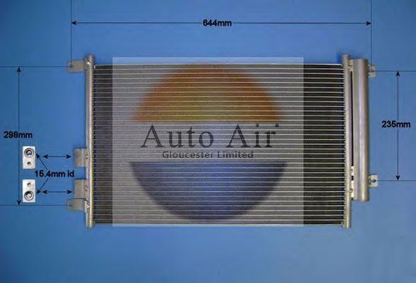 16-9694 AUTO+AIR+GLOUCESTER Condenser, air conditioning