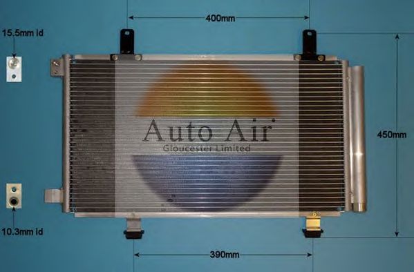 16-9721 AUTO+AIR+GLOUCESTER Condenser, air conditioning