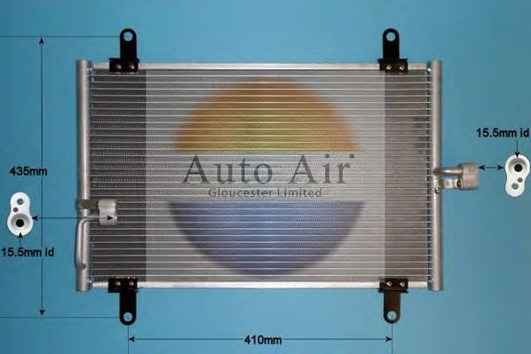 16-9781 AUTO+AIR+GLOUCESTER Condenser, air conditioning