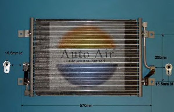16-9790 AUTO+AIR+GLOUCESTER Air Conditioning Condenser, air conditioning