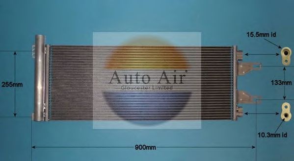 16-9796 AUTO+AIR+GLOUCESTER Condenser, air conditioning