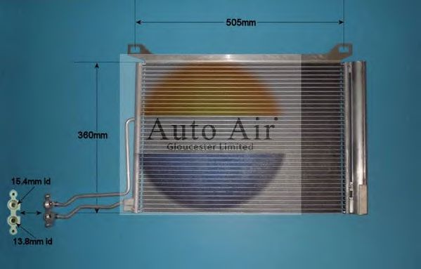 16-9915 AUTO+AIR+GLOUCESTER Condenser, air conditioning