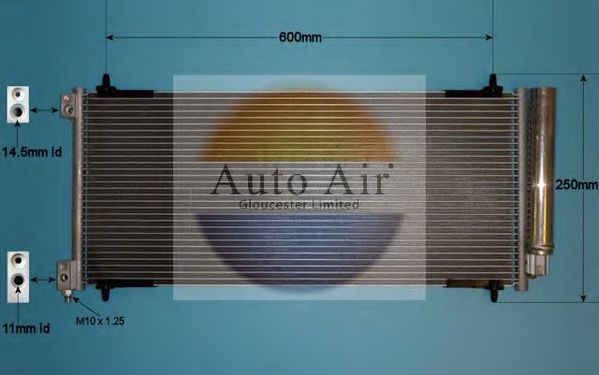 16-9929 AUTO+AIR+GLOUCESTER Air Conditioning Condenser, air conditioning