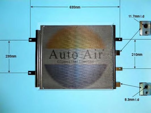 16-2037 AUTO+AIR+GLOUCESTER Condenser, air conditioning