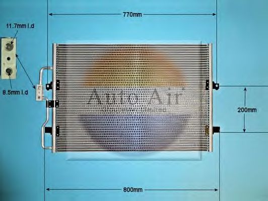 162089 AUTO AIR GLOUCESTER Condenser, air conditioning