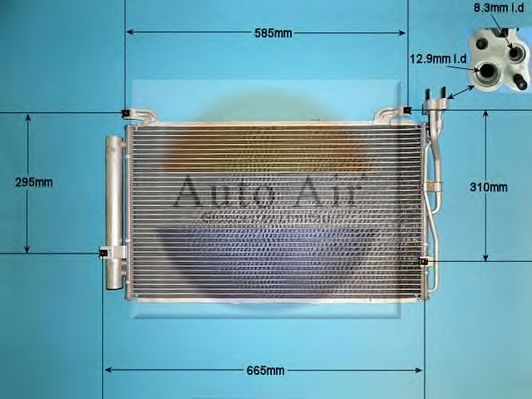 16-8912 AUTO+AIR+GLOUCESTER Air Conditioning Condenser, air conditioning