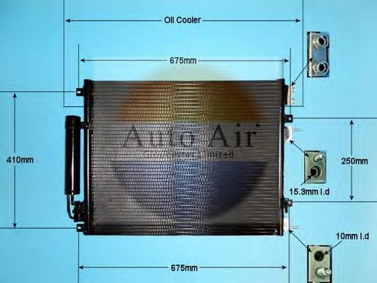 16-9641 AUTO+AIR+GLOUCESTER Air Conditioning Condenser, air conditioning