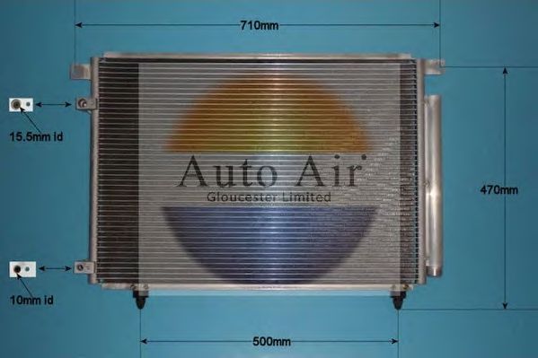 16-1083 AUTO+AIR+GLOUCESTER Air Conditioning Condenser, air conditioning