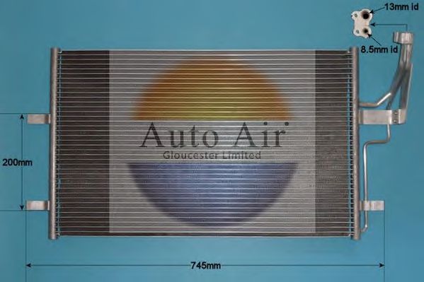 16-9917 AUTO+AIR+GLOUCESTER Condenser, air conditioning